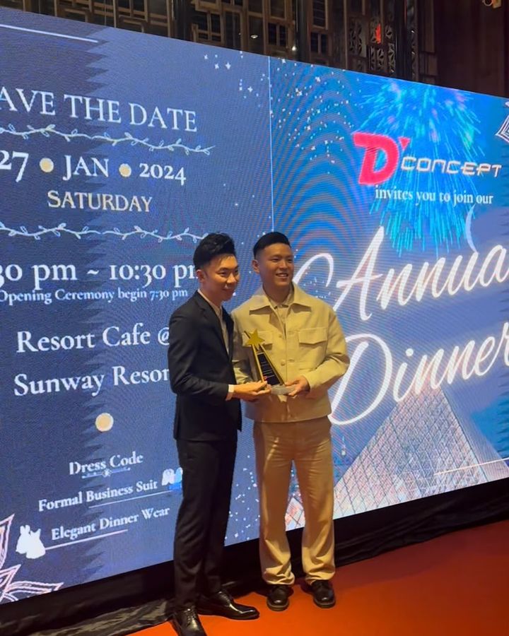 Eden at the D'Concept Annual Dinner, January 2024