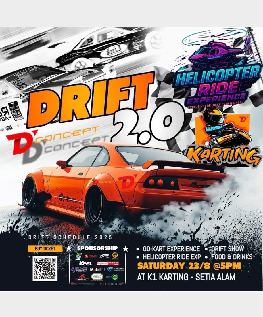 D'Concept Drift 2.0 event poster